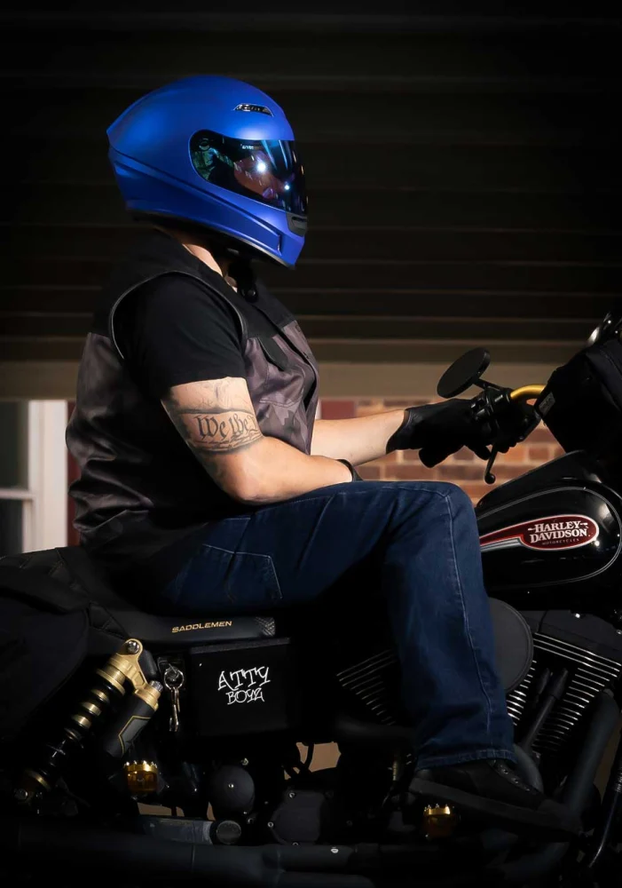 Z1R Jackal Satin Full Face Motorcycle Helmet