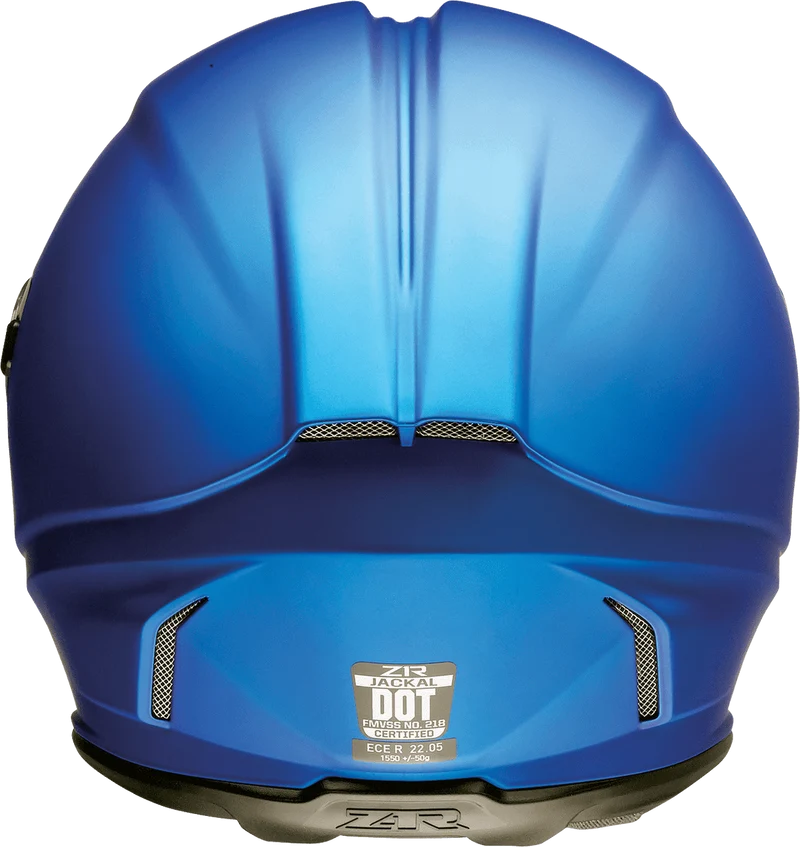 Z1R Jackal Satin Full Face Motorcycle Helmet