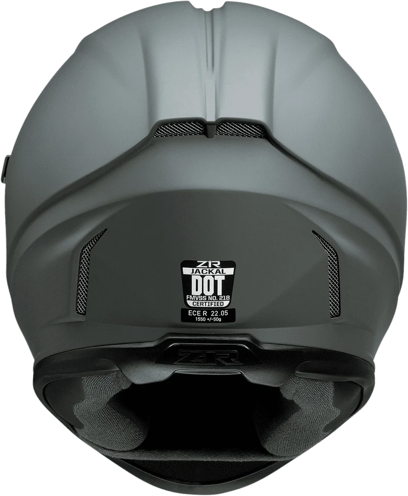 Z1R Jackal Smoke Full Face Motorcycle Helmet