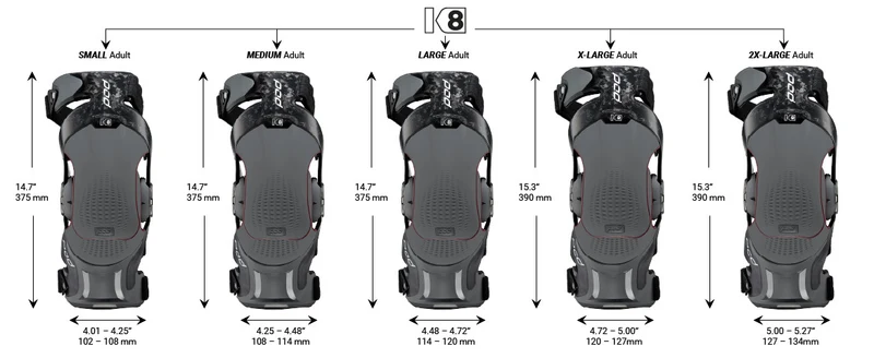 Pod K8 3.0 Carbon Graphite Knee Brace