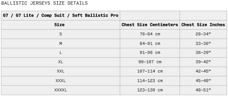 EVS G7 Lite Ballistic Jersey