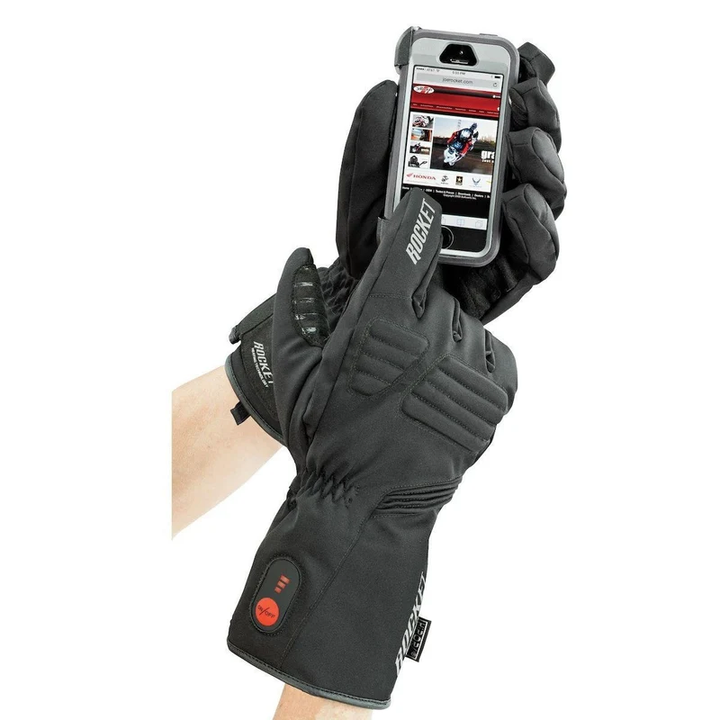 Joe Rocket Rocket Burner Heated Men's Textile Motorcycle Gloves