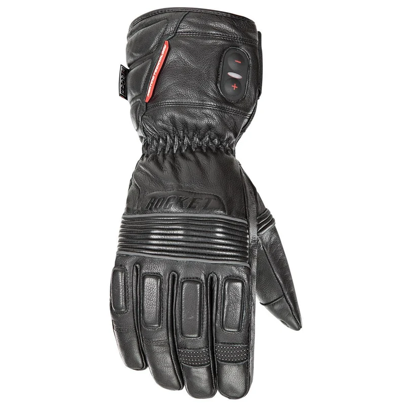 Joe Rocket Rocket Burner Heated Men's Leather Motorcycle Gloves