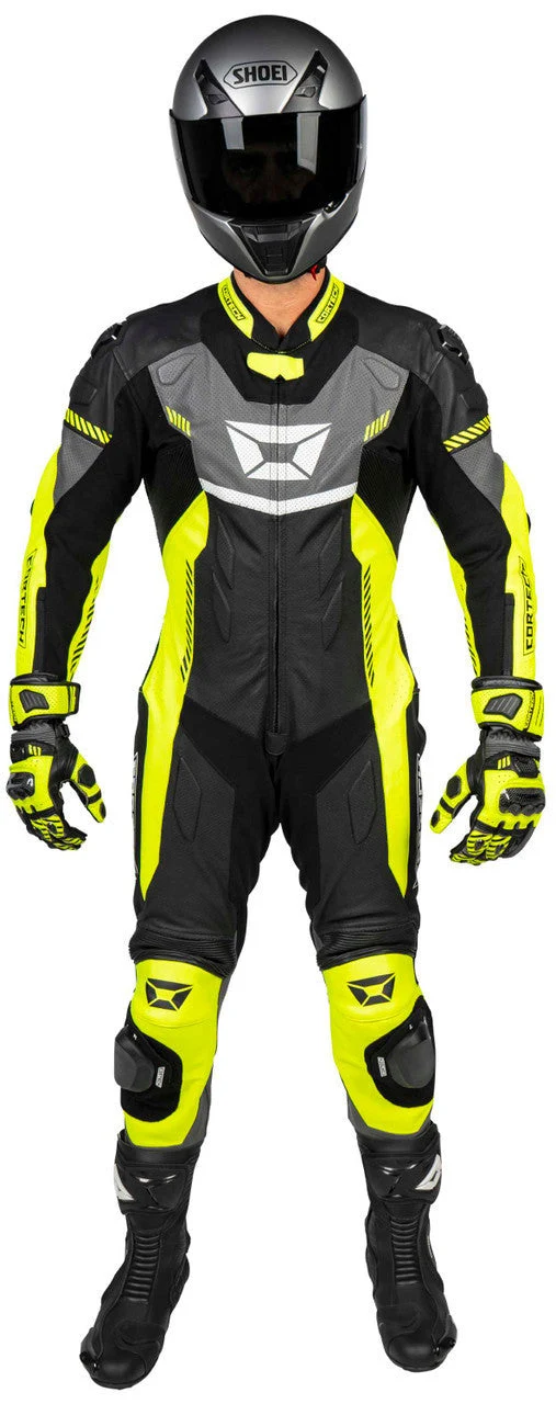 Cortech Revo Sport Air Men's 1-Piece Motorcycle Leather Race Suit