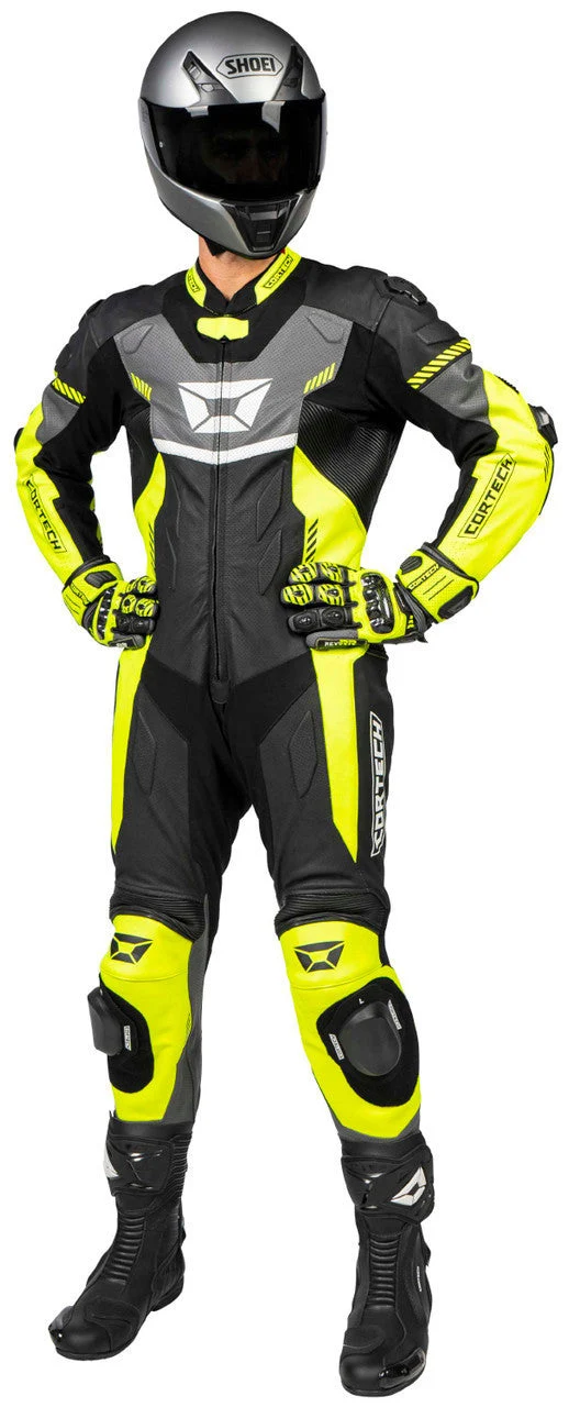 Cortech Revo Sport Air Men's 1-Piece Motorcycle Leather Race Suit