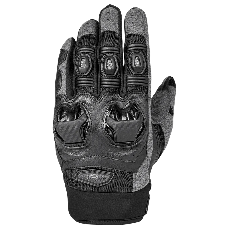 Cortech Men's Hyper Flo 2.0 Leather/Mesh Motorcycle Gloves