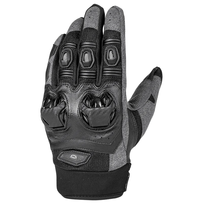 Cortech Men's Hyper Flo 2.0 Leather/Mesh Motorcycle Gloves