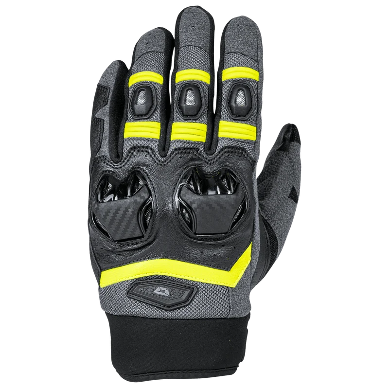 Cortech Men's Hyper Flo 2.0 Leather/Mesh Motorcycle Gloves