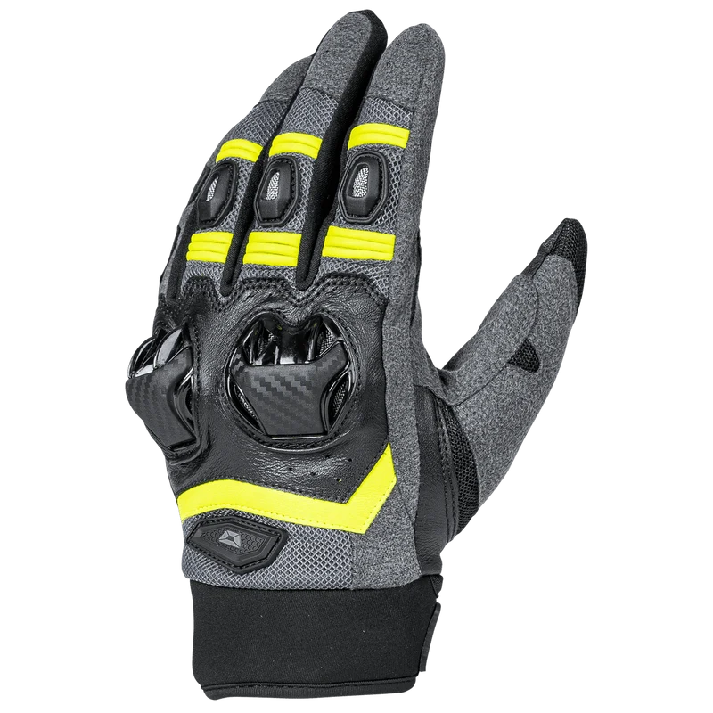 Cortech Men's Hyper Flo 2.0 Leather/Mesh Motorcycle Gloves