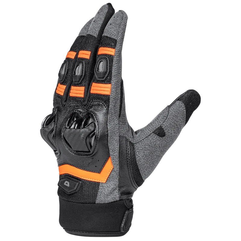 Cortech Men's Hyper Flo 2.0 Leather/Mesh Motorcycle Gloves