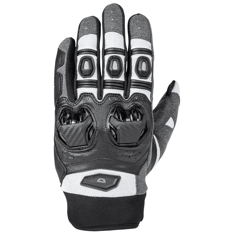 Cortech Men's Hyper Flo 2.0 Leather/Mesh Motorcycle Gloves