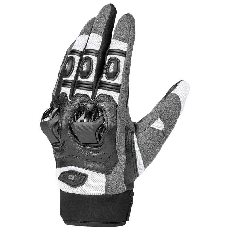 Cortech Men's Hyper Flo 2.0 Leather/Mesh Motorcycle Gloves