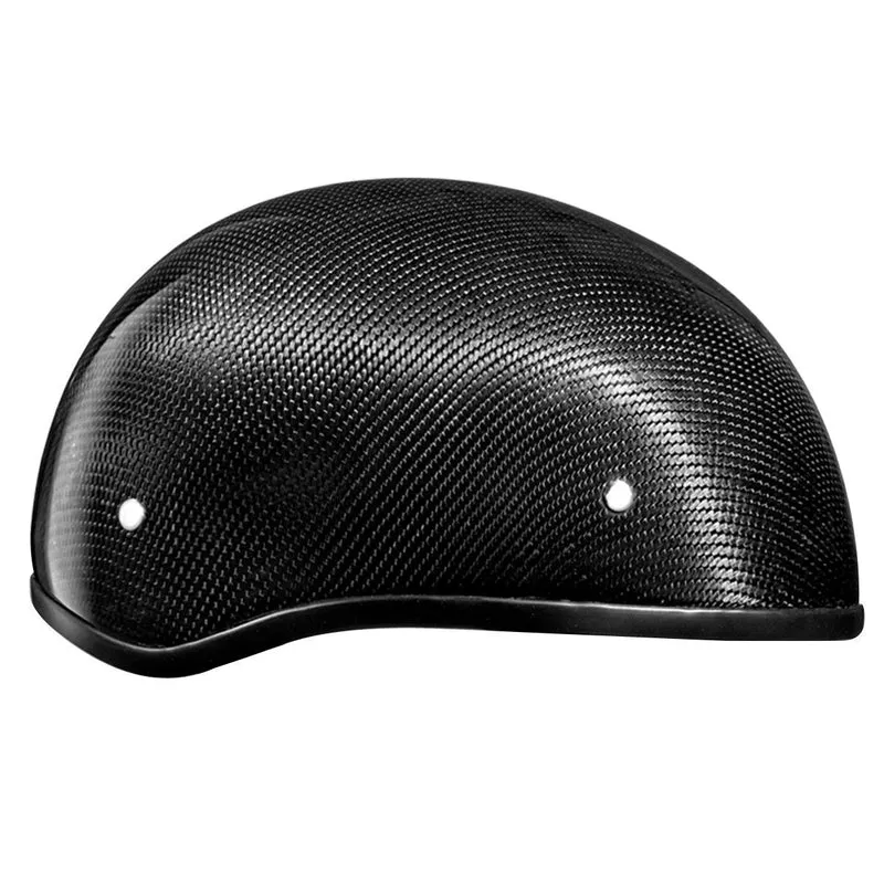 Daytona Skull Cap Carbon Fiber Half Helmet