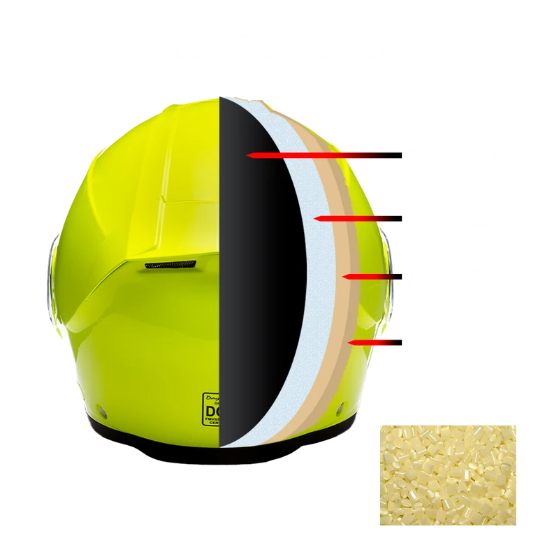 Daytona Glide Hi-Viz Modular Helmet
