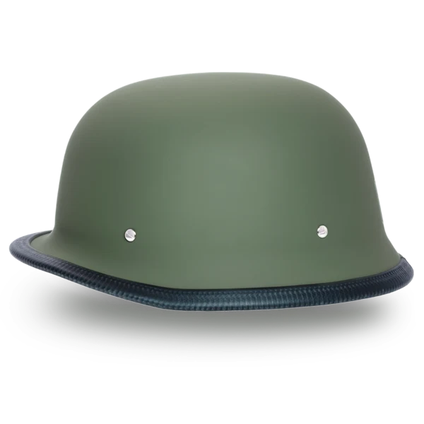 Daytona German Military Green Half Motorcycle Helmet