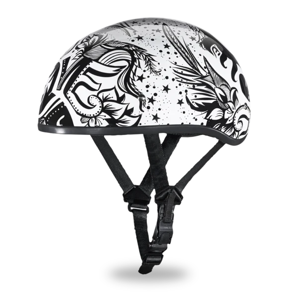 Daytona Skull Cap Lovesee Motorcycle Helmet