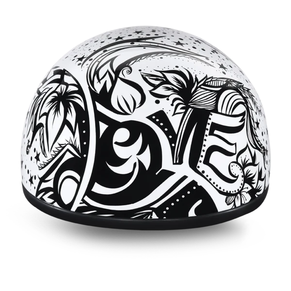 Daytona Skull Cap Lovesee Motorcycle Helmet