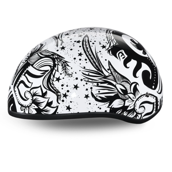Daytona Skull Cap Lovesee Motorcycle Helmet