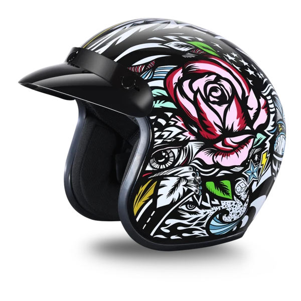 Daytona Cruiser Tribal Motorcycle Helmet