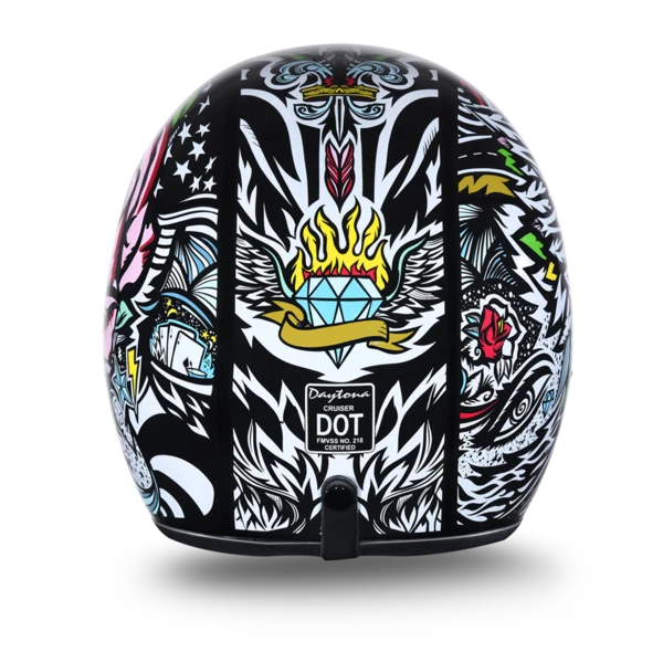 Daytona Cruiser Tribal Motorcycle Helmet