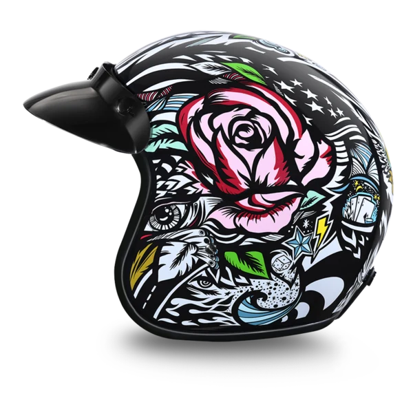 Daytona Cruiser Tribal Motorcycle Helmet