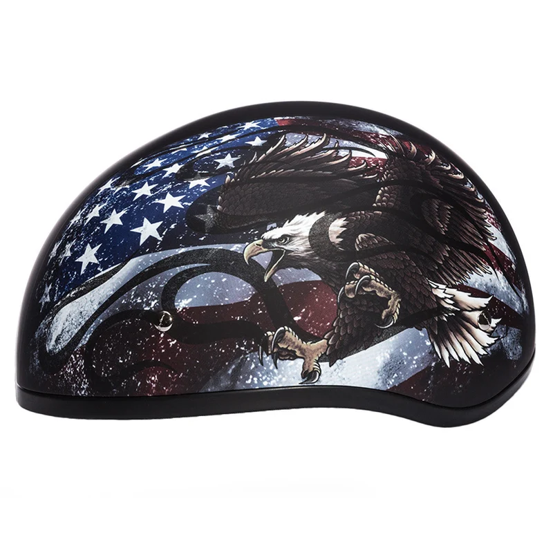 Daytona Skull Cap USA Half Helmet