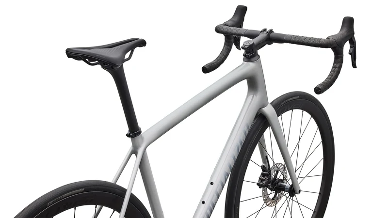 Specialized Aethos Expert Di2 Gloss Dolomite Metallic / Blue Pearl Over Shadow Silver 2026