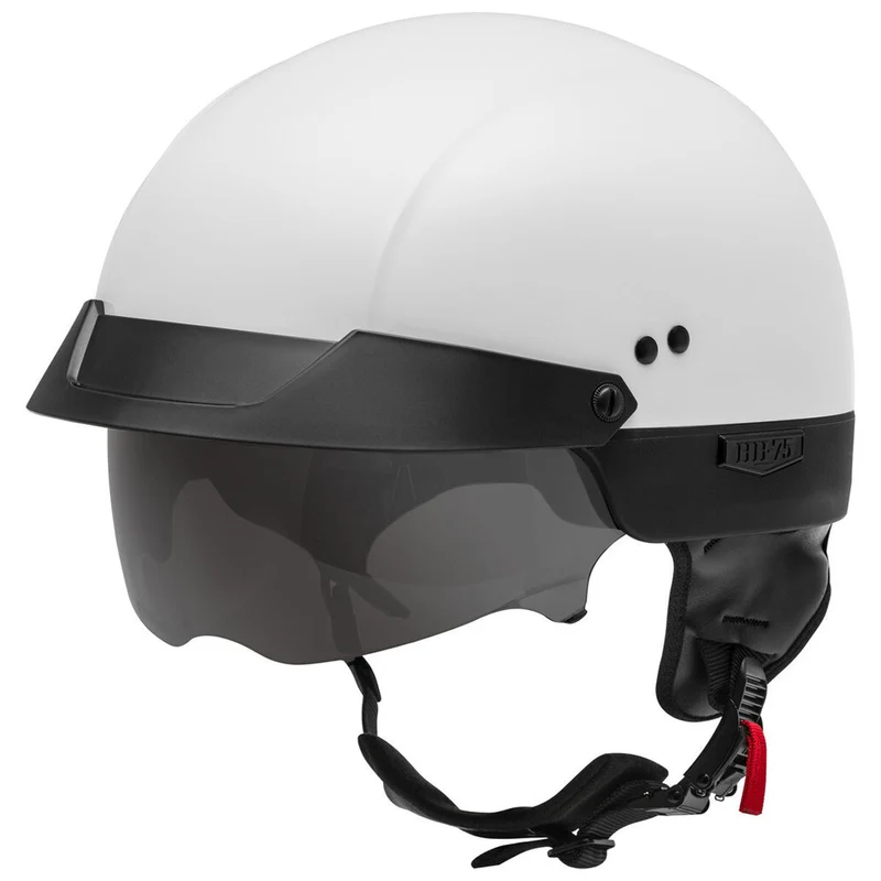 Gmax HH 75 Solid Half Face Motorcycle Helmet