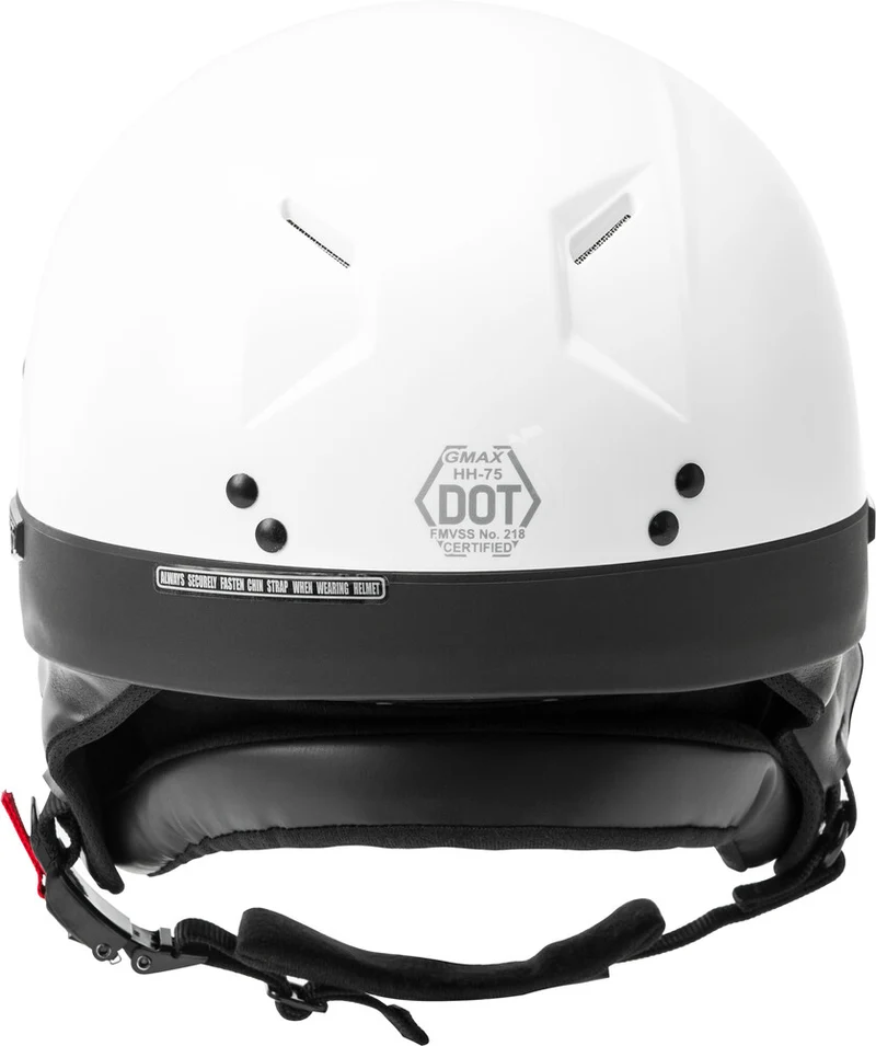 Gmax HH 75 Solid Half Face Motorcycle Helmet