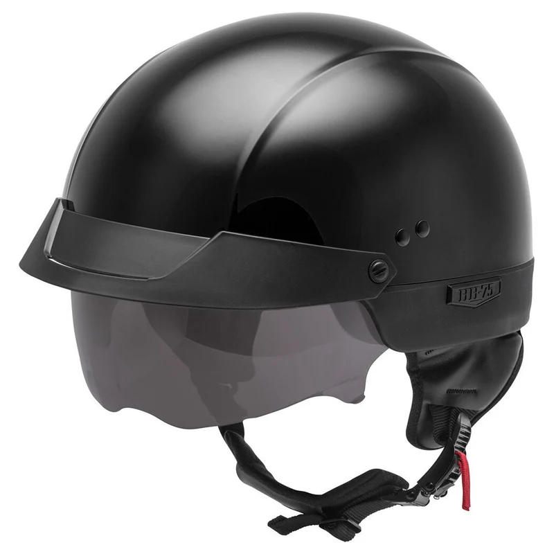 Gmax HH 75 Solid Half Face Motorcycle Helmet