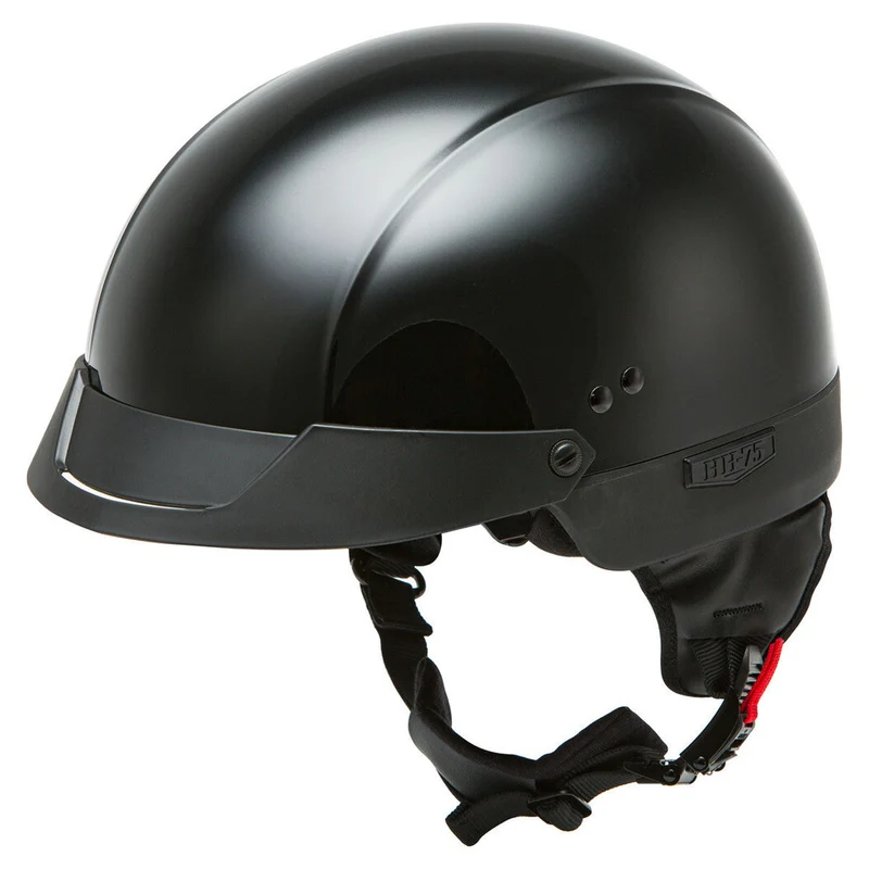 Gmax HH 75 Solid Half Face Motorcycle Helmet
