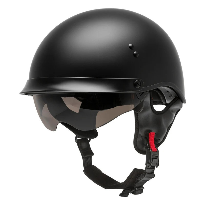GMax HH 65 Full Dressed Half Face Motorcycle Helmet