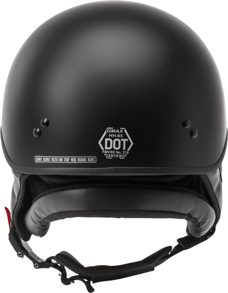 GMax HH 65 Full Dressed Half Face Motorcycle Helmet