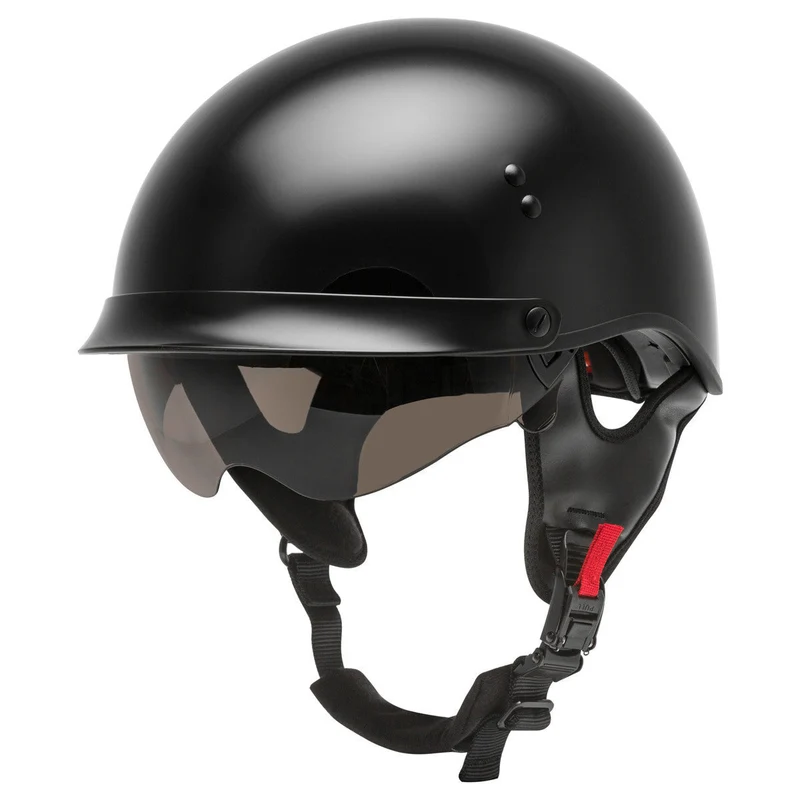 GMax HH 65 Full Dressed Half Face Motorcycle Helmet