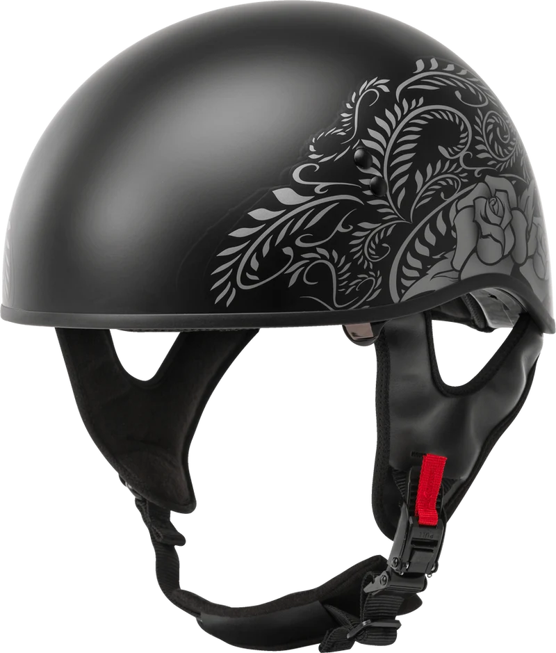 GMax HH 65 Rose Half Face Motorcycle Helmet