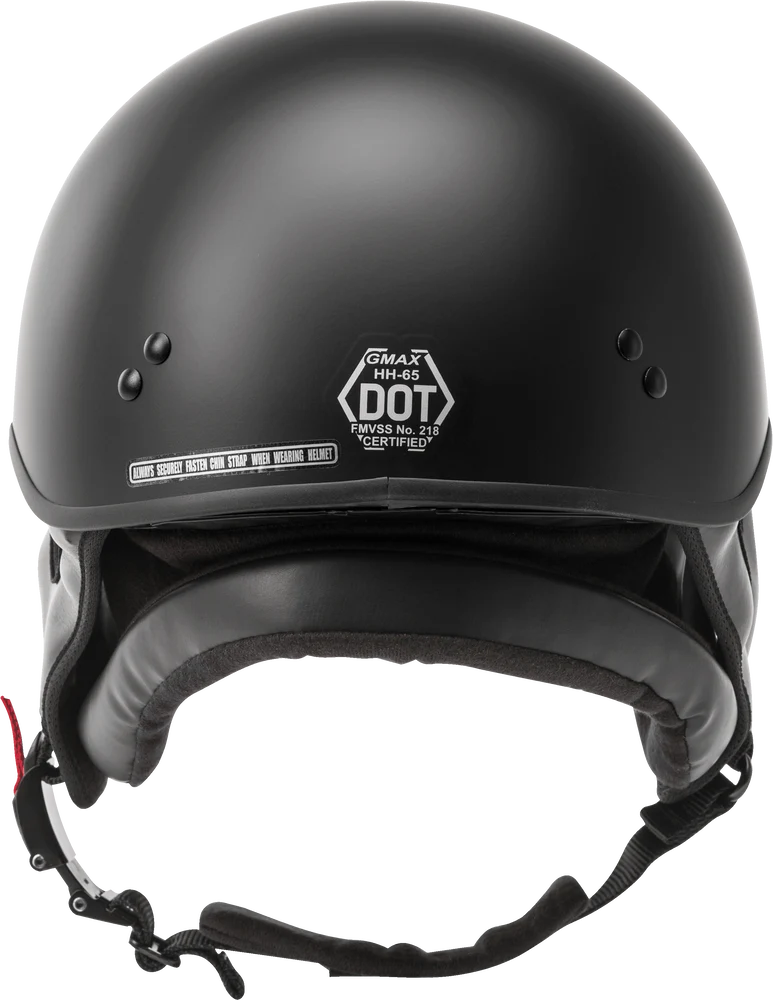 GMax HH 65 Solid Half Face Motorcycle Helmet