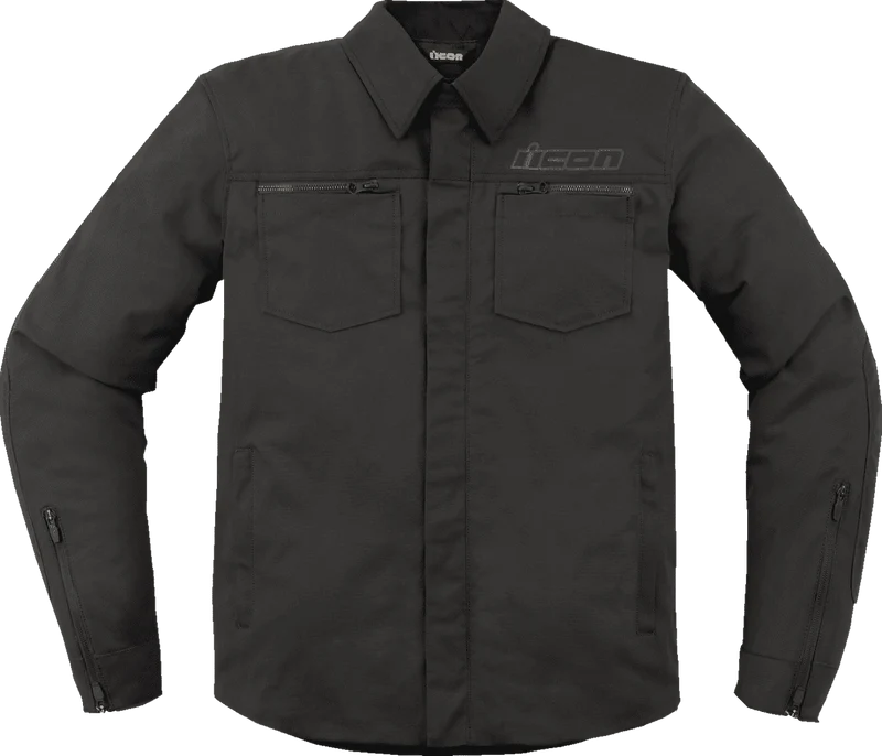 Icon Men's Upstate Canvas CE Motorcycle Jacket