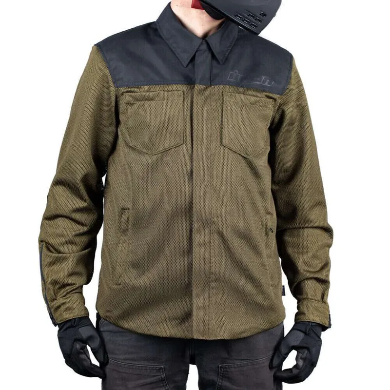 Icon Men's Upstate Mesh CE Motorcycle Jacket