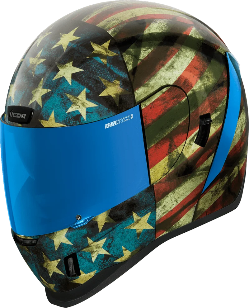 Icon Airform Old Glory Full Face Motorcycle Helmet