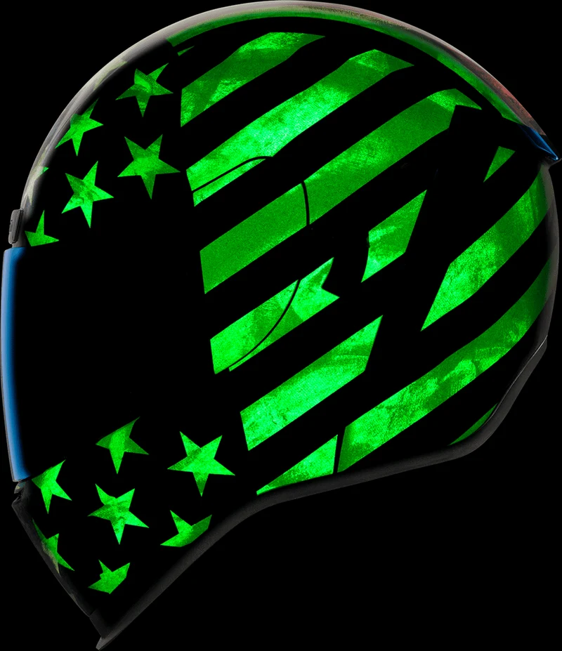 Icon Airform Old Glory Full Face Motorcycle Helmet