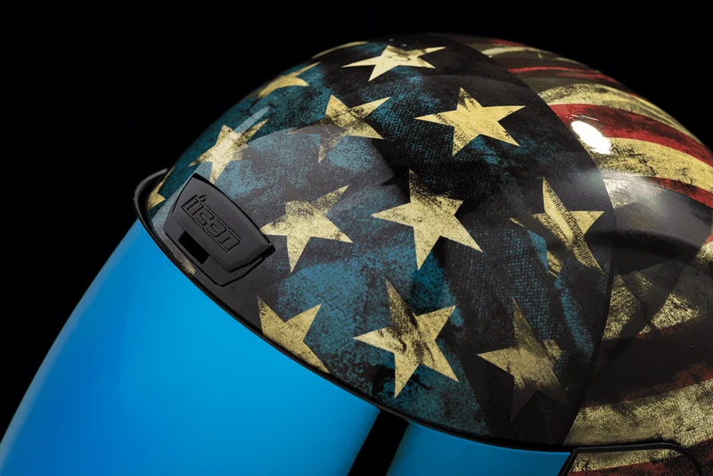 Icon Airform Old Glory Full Face Motorcycle Helmet
