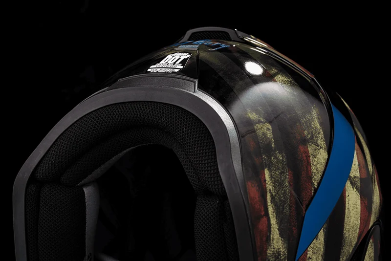 Icon Airform Old Glory Full Face Motorcycle Helmet