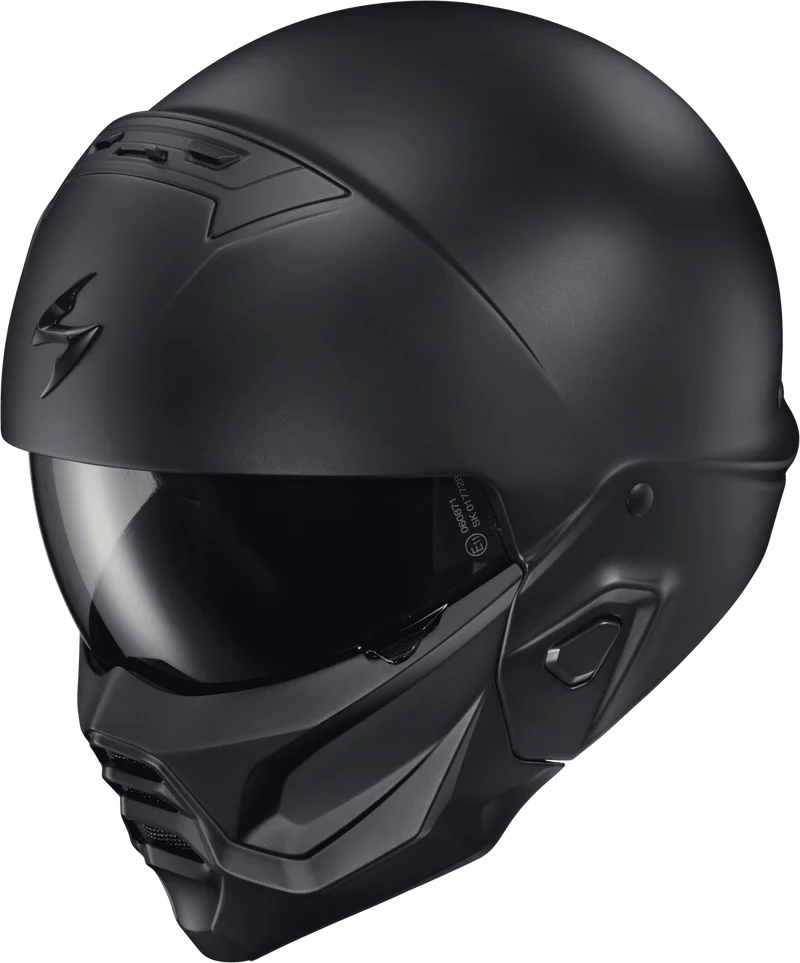 Scorpion EXO Covert 2 Two-in-One Motorcycle Helmet Solid Open Face Motorcycle Helmet