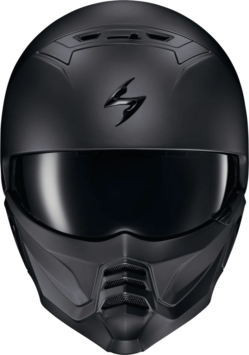 Scorpion EXO Covert 2 Two-in-One Motorcycle Helmet Solid Open Face Motorcycle Helmet