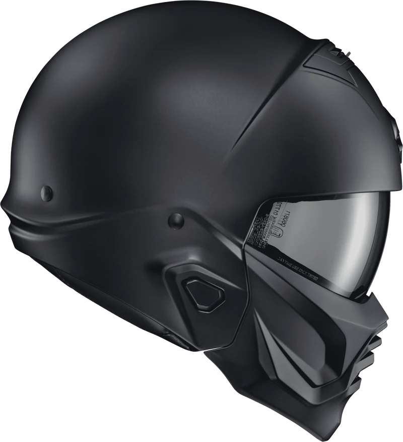 Scorpion EXO Covert 2 Two-in-One Motorcycle Helmet Solid Open Face Motorcycle Helmet