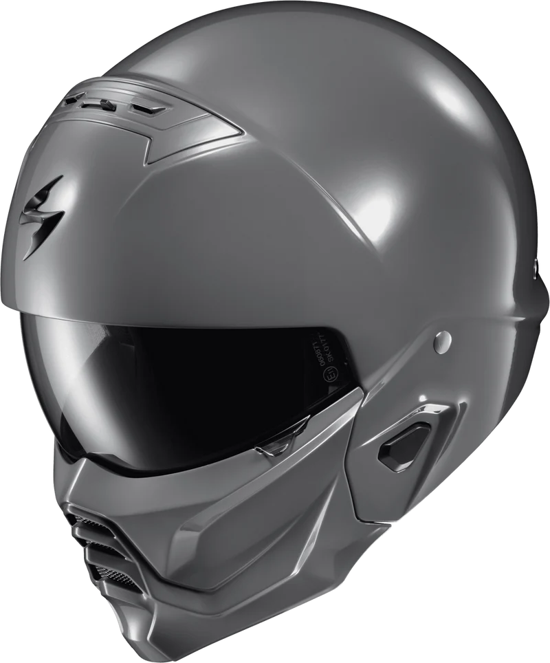 Scorpion EXO Covert 2 Two-in-One Motorcycle Helmet Solid Open Face Motorcycle Helmet