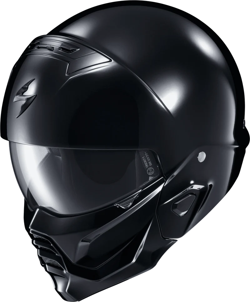 Scorpion EXO Covert 2 Two-in-One Motorcycle Helmet Solid Open Face Motorcycle Helmet