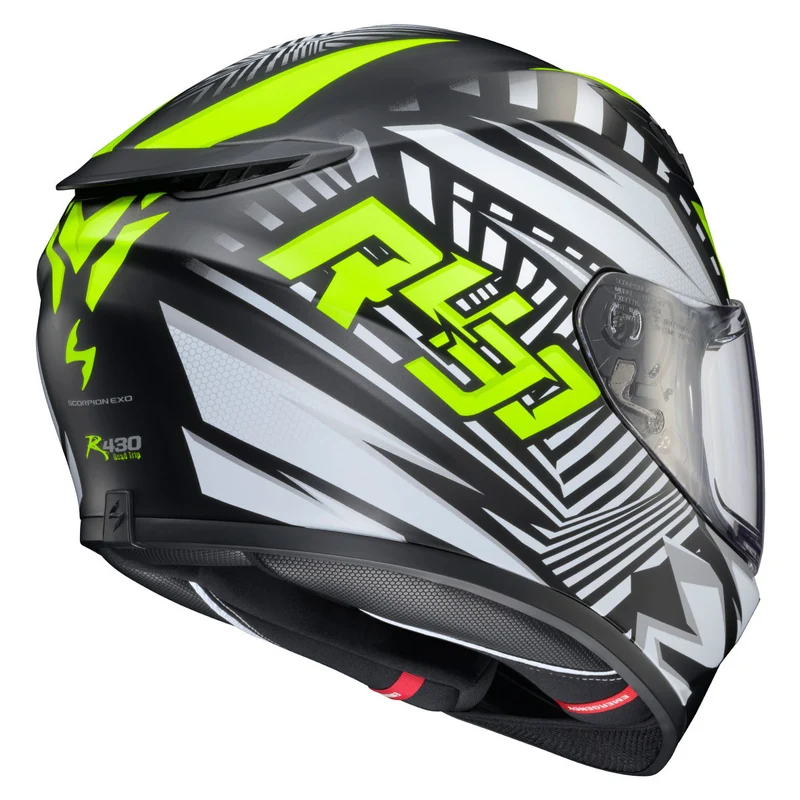 Scorpion EXO-R430 Head Trip Full Face Motorcycle Helmet