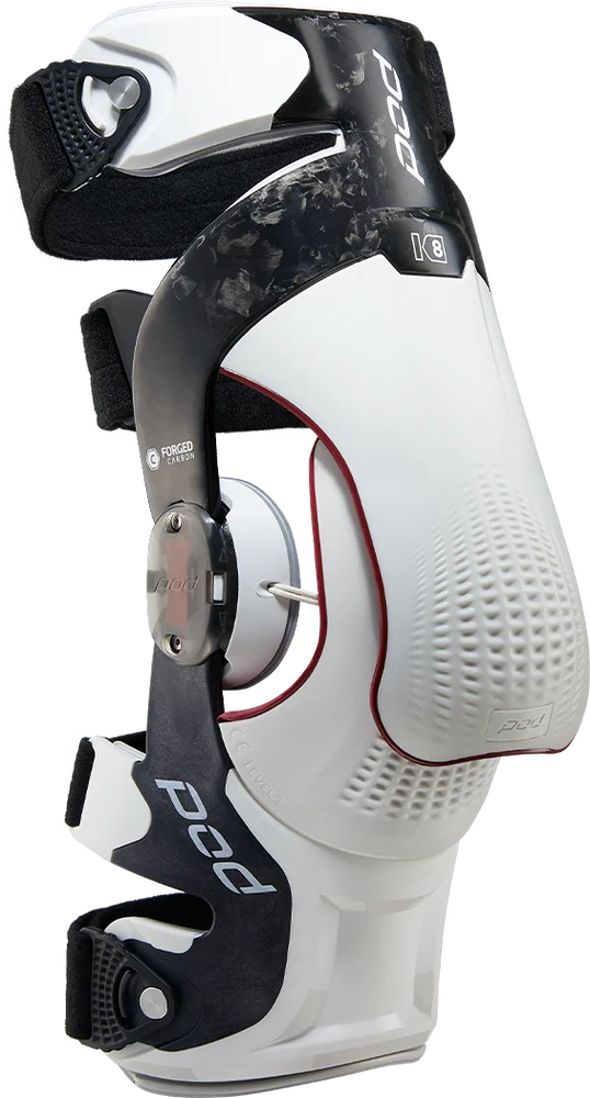 Pod K8 3.0 Carbon White Knee Brace