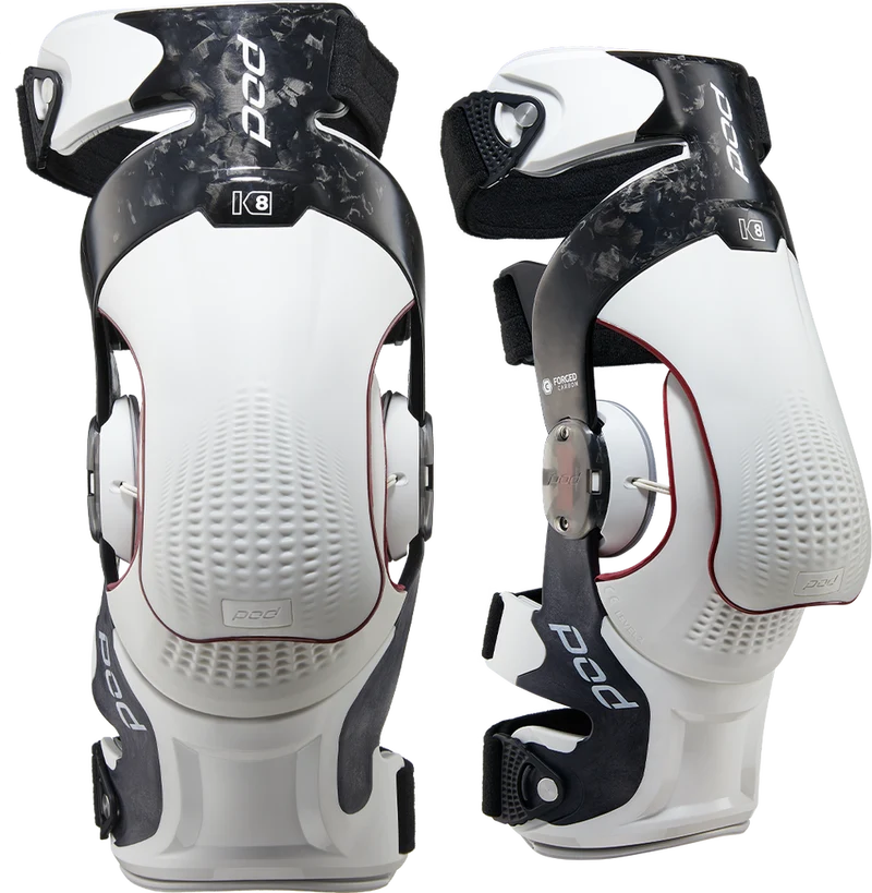 Pod K8 3.0 Carbon White Knee Brace
